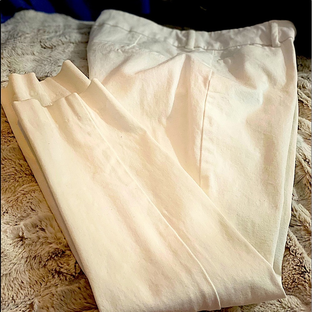 Old navy white ankle pants
